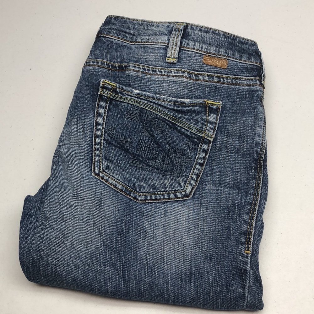VINTAGE SILVER AIKO MIDRISE BOOTCUT JEANS 30x33 ⭐️